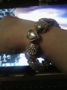 Feel the love emanating from this bracelet!